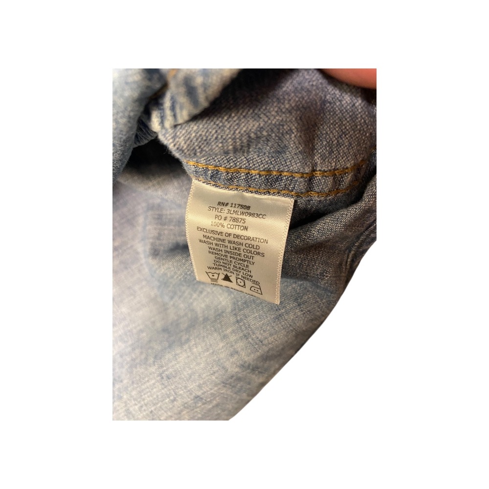 Levi Strauss & Co Denim Long Sleeve Button Up Shirt Men's XL - Picture 7 of 8